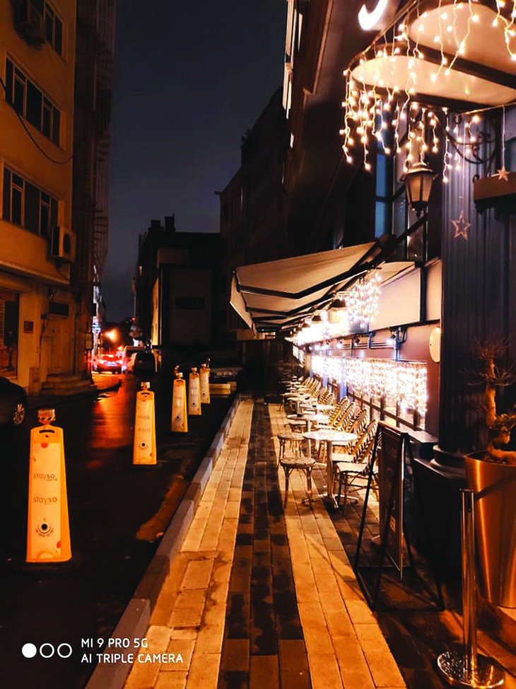 Hình ảnh mừng Giáng sinh ở Thổ Nhĩ Kỳ ngày nay. Ảnh: Đỗ Kh