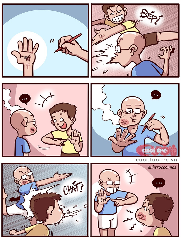 Cái tát bay cả... nết - Ảnh 1.