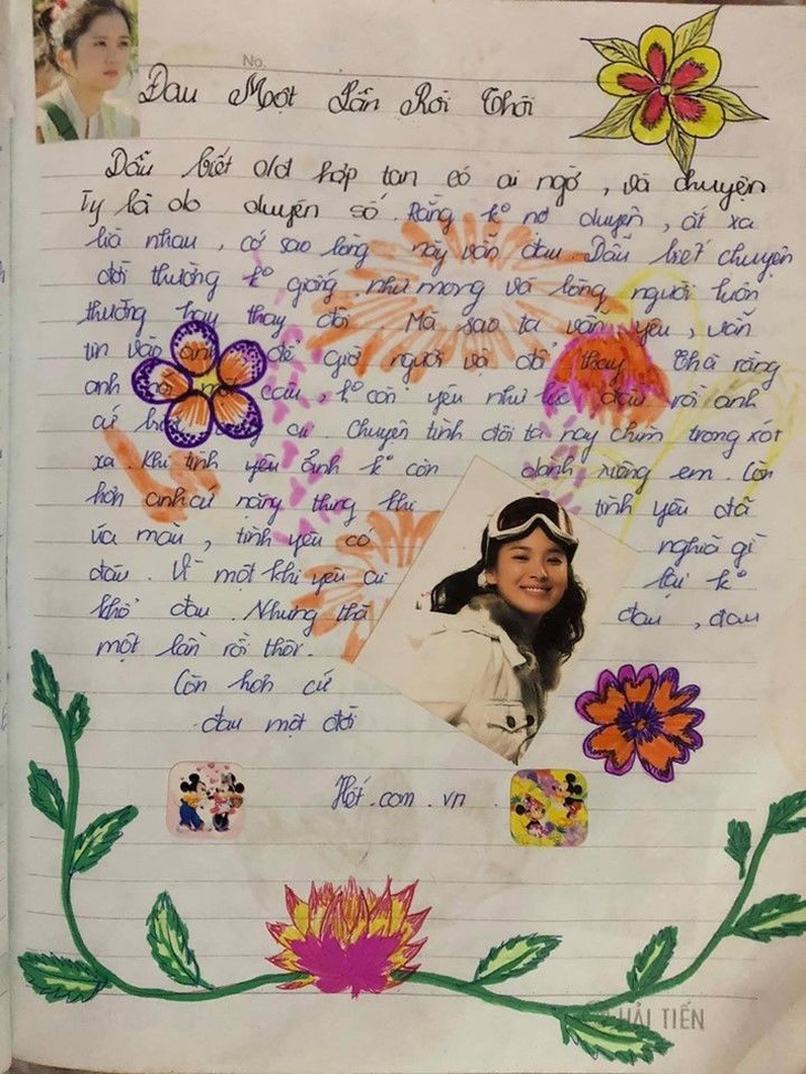 Loạt sổ ghi chép bài hát gợi nhớ cả thời hoa mộng của 8X - 9X - Ảnh 5.