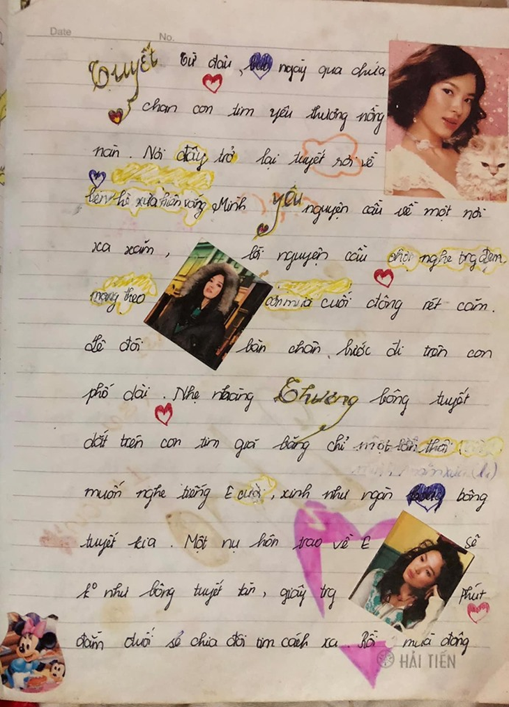 Loạt sổ ghi chép bài hát gợi nhớ cả thời hoa mộng của 8X - 9X - Ảnh 7.