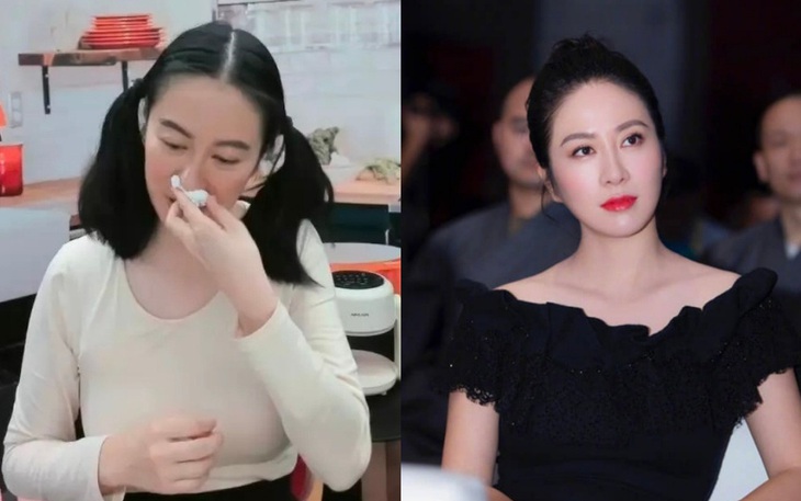 "Mỹ nhân TVB" Diệp Tuyền lộ thân hình ngấn mỡ, hành động vô duyên gây sốc trên livestream