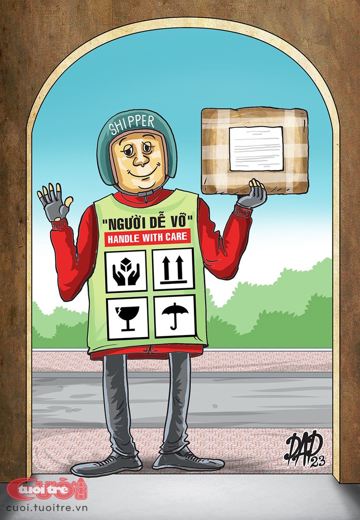 Shipper mong manh dễ vỡ - Ảnh 1.