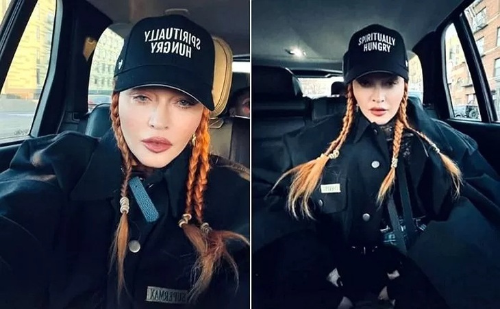 Madonna tự đăng ảnh khen mình dễ thương - Ảnh 1.