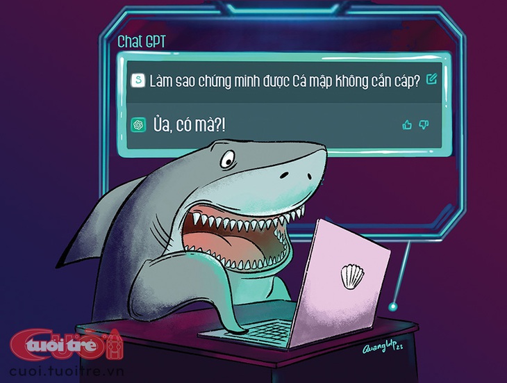 Cá mập tìm cách hóa giải nỗi oan cắn cáp - Ảnh 1.