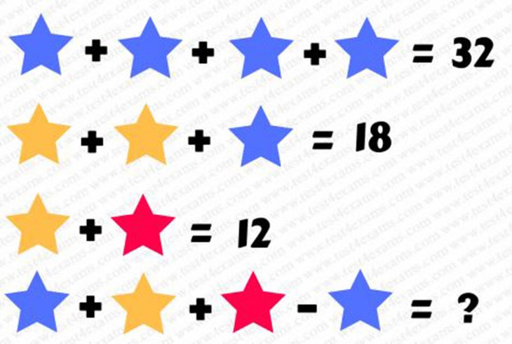 Thử trí thông minh với bài toán đếm sao - Ảnh 1.