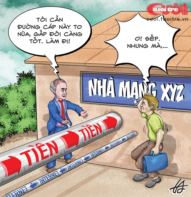 Cách nhà mạng chia sẻ với khách hàng khi đứt cáp - Ảnh 1.