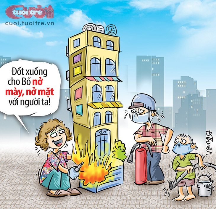 Đốt vàng mã khủng: Bố có nhà lầu, con cháu ra đê ở - Ảnh 1.