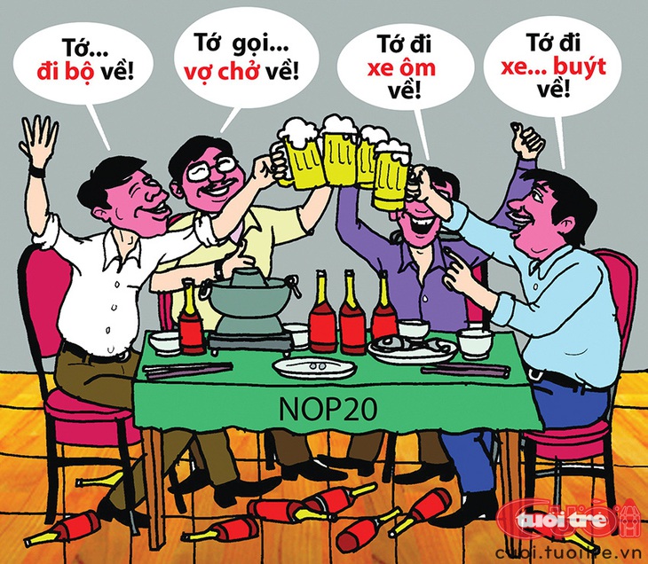 Cảnh sát giao thông ra quân, dân nhậu tính sao? - Ảnh 1.