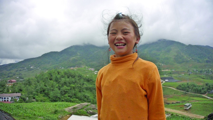 Má Thị Di trong phim, lúc em 13 tuổi.