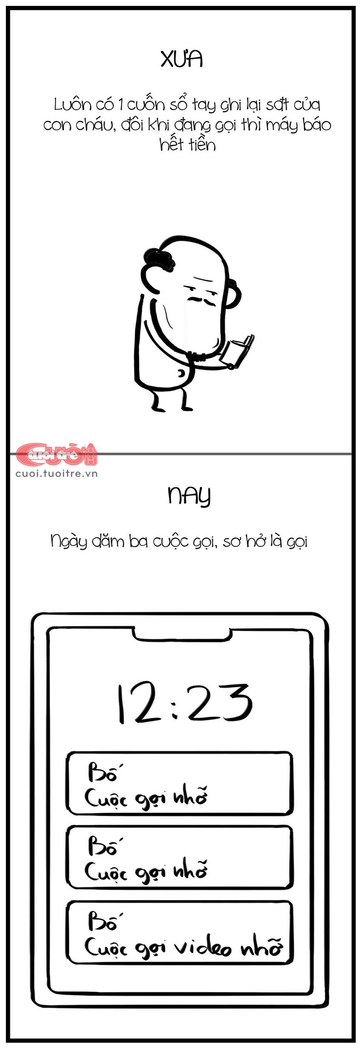 Người già trong thời smartphone: Xưa và nay - Ảnh 1.