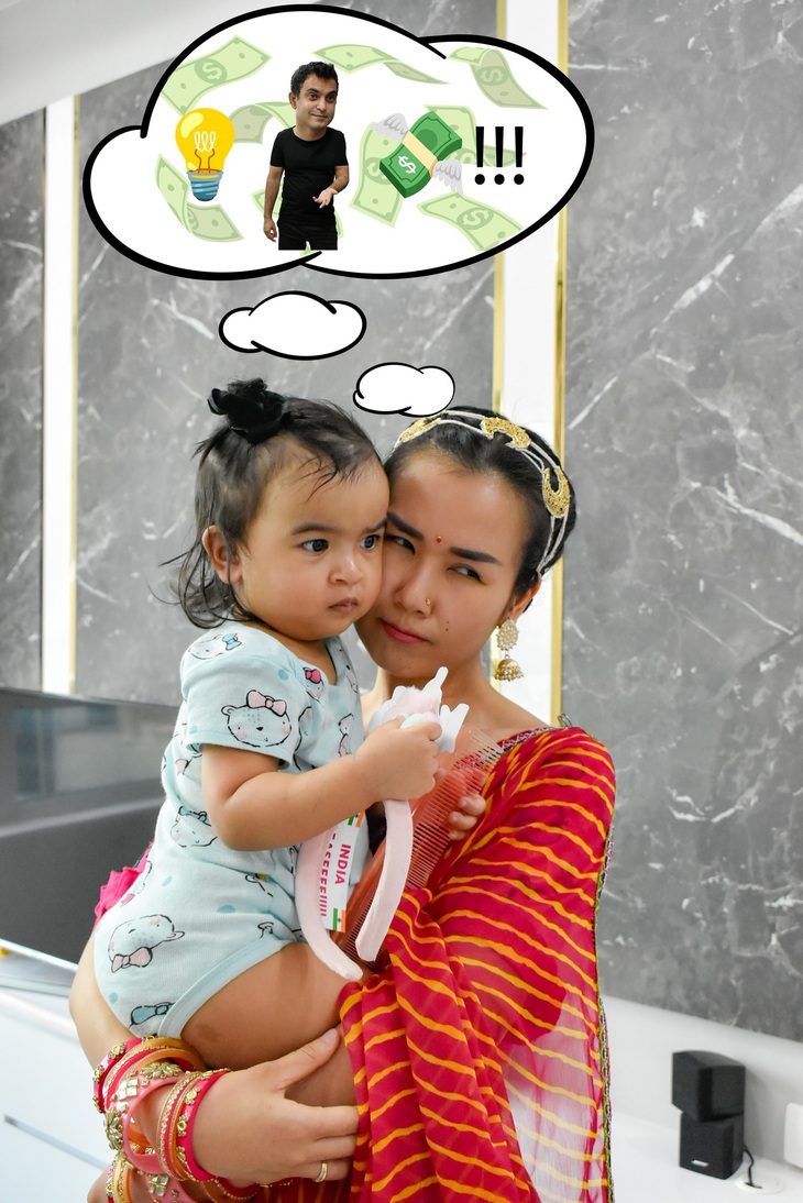 Võ Hạ Trâm bày trò hài hước, xin chồng Ấn 5 tỉ làm MV - Ảnh 4.