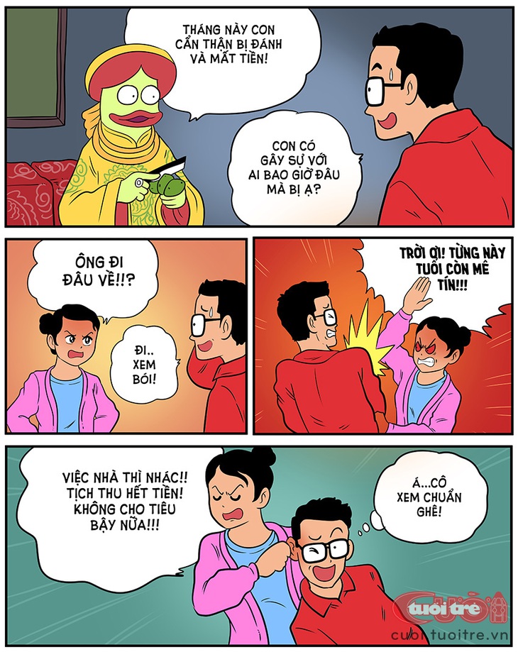 Cô đồng bổ cau phán chuẩn không thể cãi được - Ảnh 1.