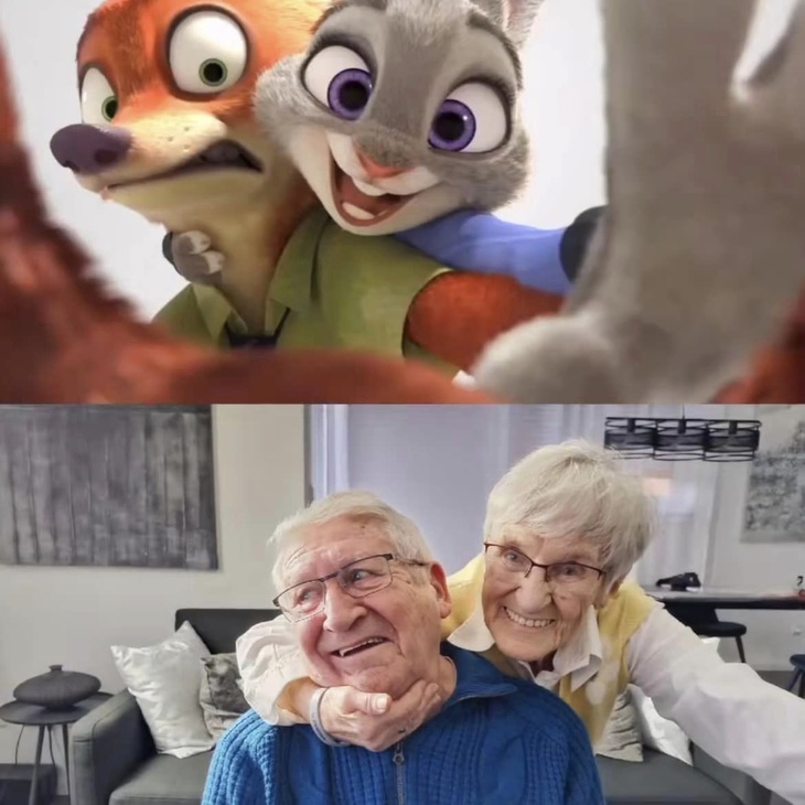 Bộ ảnh kỷ niệm 61 năm ngày cưới phong cách Zootopia của cặp đôi U90 gây sốt - Ảnh 5.