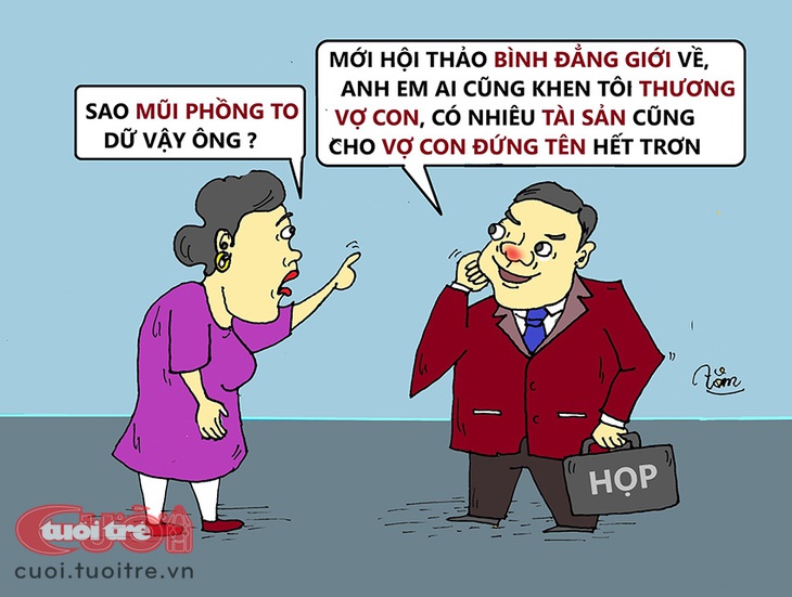 Khi sếp thực hành bình đẳng giới - Ảnh 1.