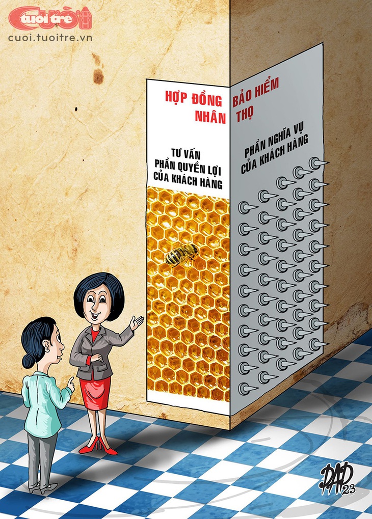 Tư vấn bảo hiểm quá... hiểm - Ảnh 1.