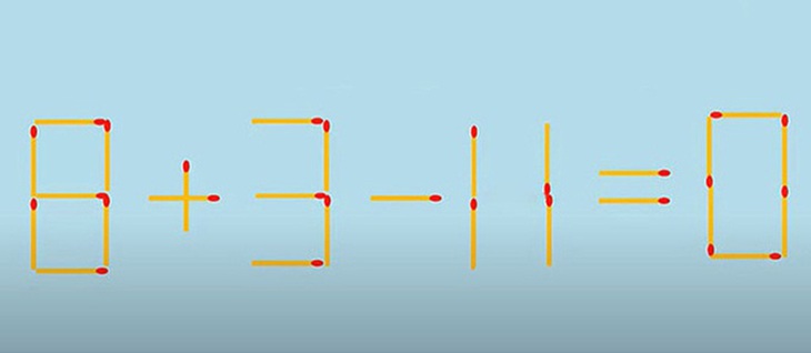 Di chuyển 2 que diêm để phép tính 9-6=8 thành đúng - Ảnh 6.