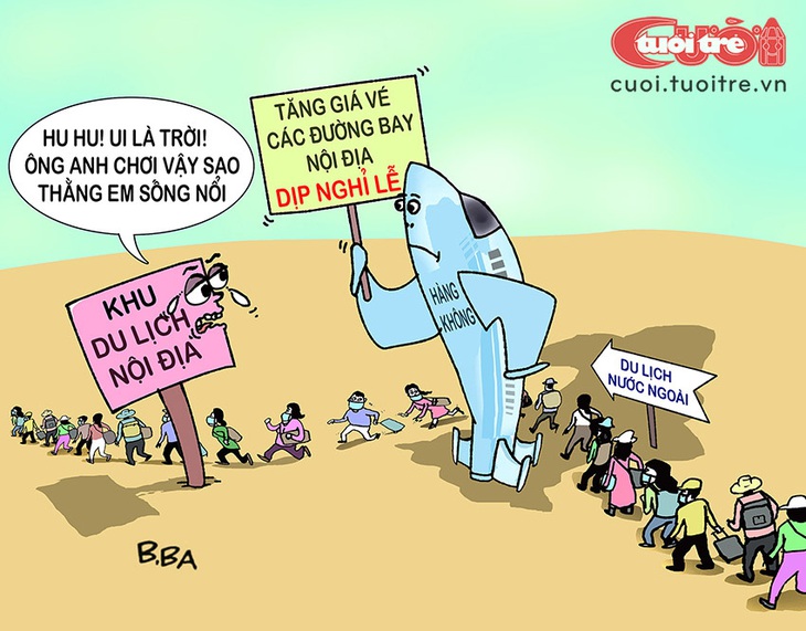 Du lịch nội địa đói khách vì giá vé máy bay cao ngất ngưởng - Ảnh 1.