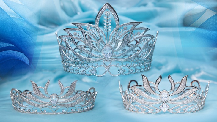 Soi vương miện thiết kế lạ giá 2 tỉ đồng của Hoa hậu Du lịch bản sắc Việt Nam - Ảnh 2.