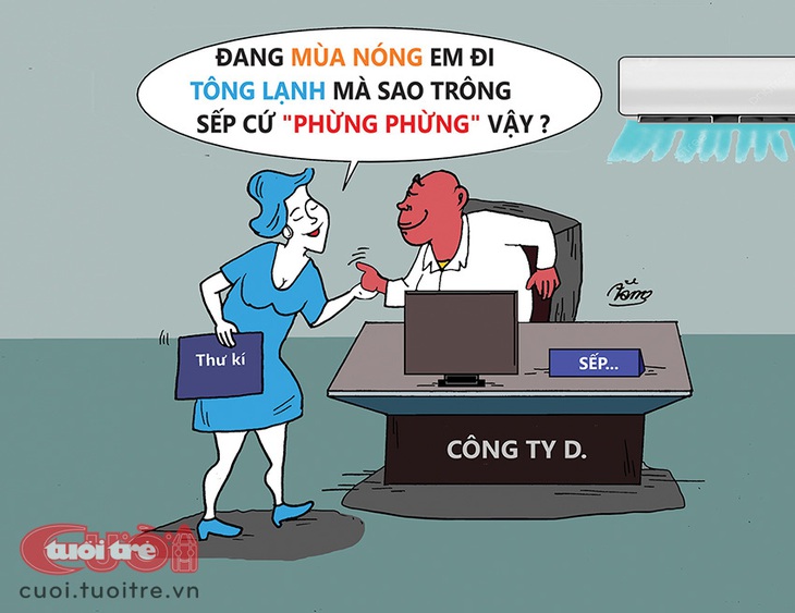 Công sở mùa nắng nóng - Ảnh 1.