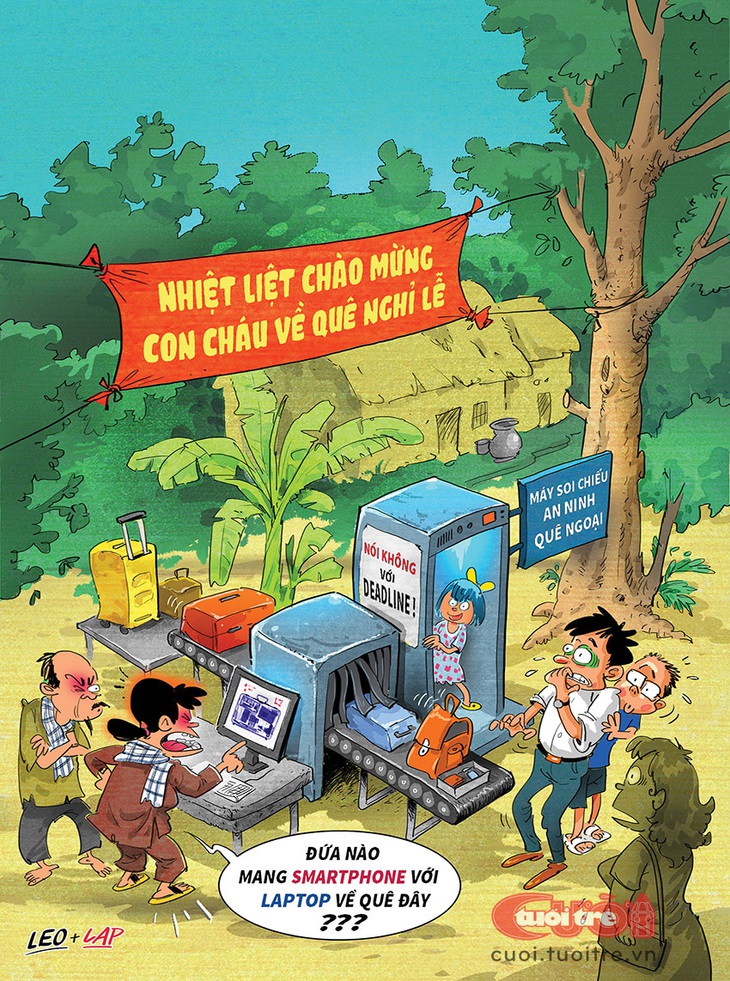 Máy soi chiếu an ninh... quê ngoại - Ảnh 1.