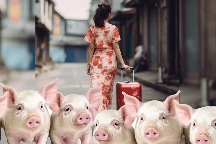 Tình nhân bỏ trốn cùng 30 con heo khi bạn trai nằm viện - Ảnh 1.