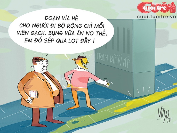 Vỉa hè từ chối phục vụ người bụng bự - Ảnh 1.