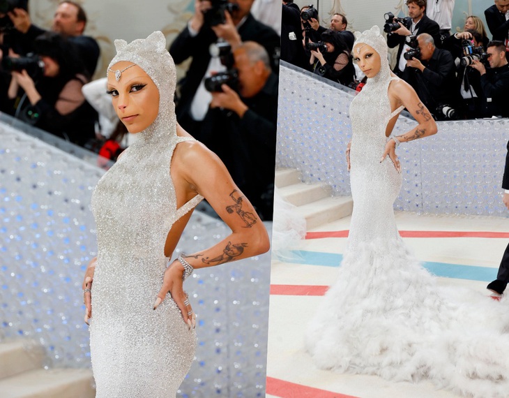 Met Gala 2023: Jared Leto, Doja Cat... hóa mèo trên thảm đỏ - Ảnh 7.