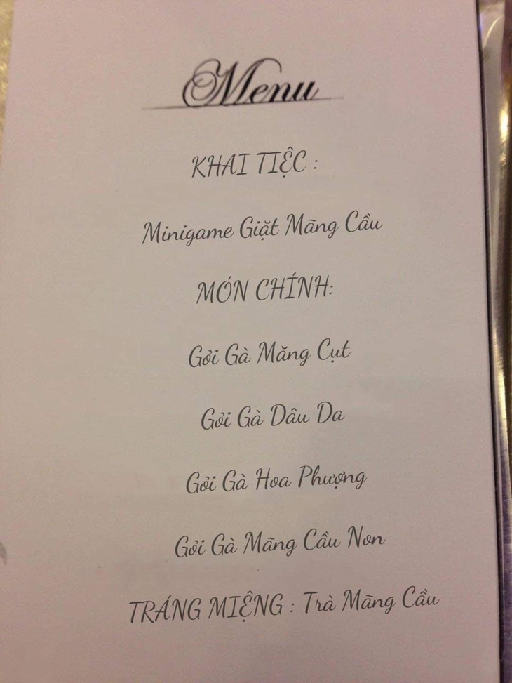 Ảnh vui 20-5: Menu tiệc ăn theo hot trend mãng cầu, măng cụt - Ảnh 1.