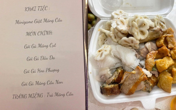 Ảnh vui 20-5: Menu tiệc ăn theo 