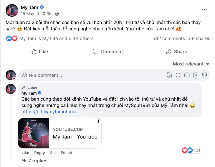 Mỹ Tâm khiến fan vui mừng với lịch ra mắt ca khúc liên tục vào mỗi tuần - Ảnh 1.