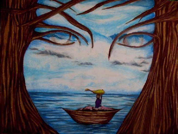 Bức tranh nhìn thấu bạn là người lạc quan hay bi quan - Ảnh 1.