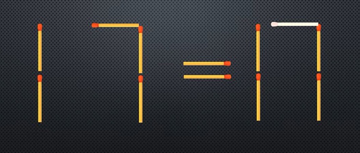 Di chuyển một que diêm để phép tính 1-7=11 thành đúng - Ảnh 3.