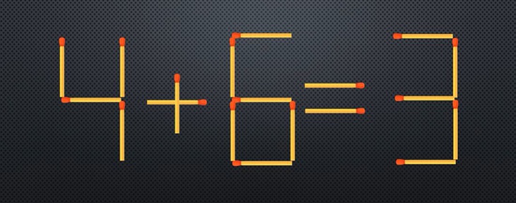 Di chuyển một que diêm để phép tính 1+9=4 thành đúng - Ảnh 7.