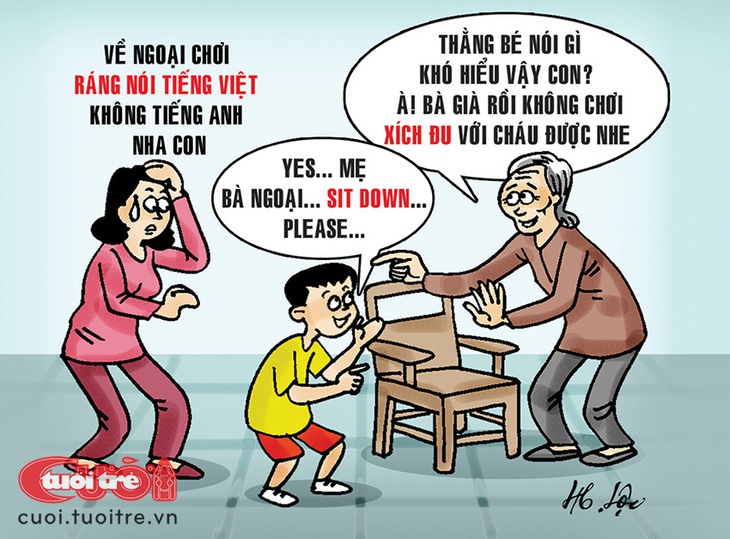 Ngoại choáng vì... ngoại ngữ - Ảnh 1.