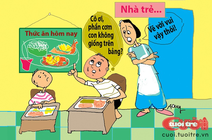 Bữa ăn mẫu trong trường bán trú - Ảnh 2.