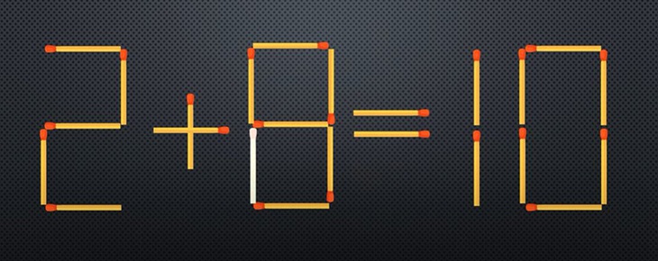 Di chuyển một que diêm để 7+3=18 thành phép tính đúng - Ảnh 9.