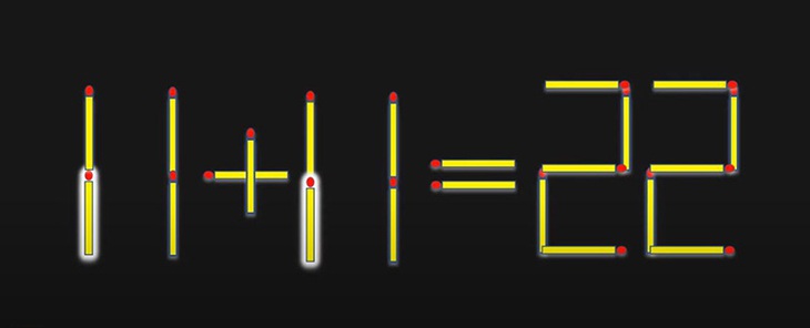 Di chuyển một que diêm để 1-3=2 thành phép tính đúng - Ảnh 6.