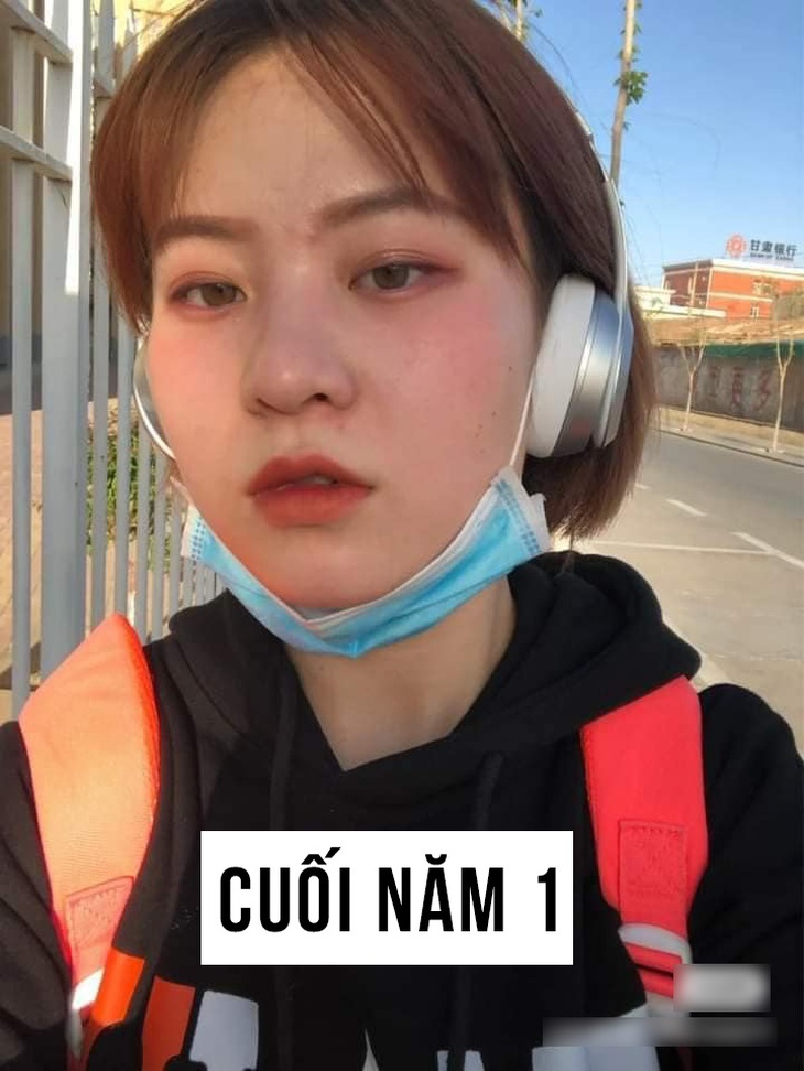 Cô gái thay đổi ngoạn mục sau 4 năm đại học - Ảnh 2.