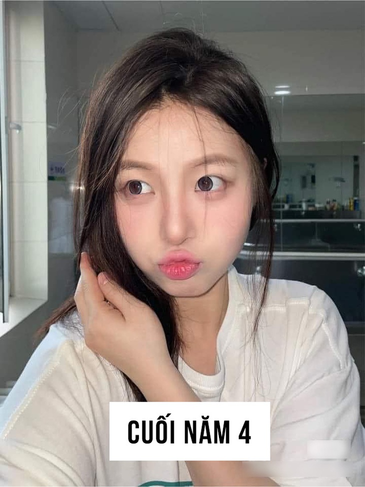 Cô gái thay đổi ngoạn mục sau 4 năm đại học - Ảnh 8.