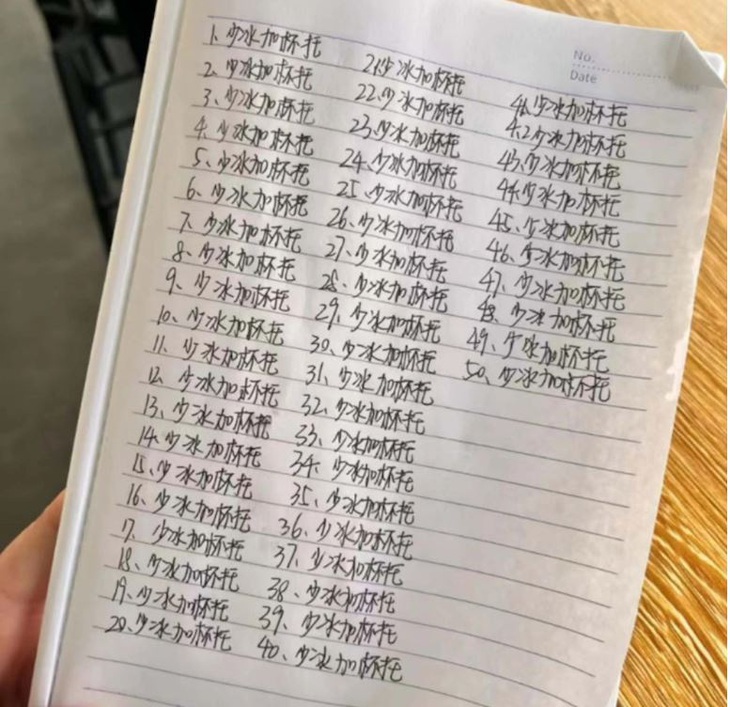 Bị chép phạt 50 lần vì làm sai yêu cầu của khách - Ảnh 2.