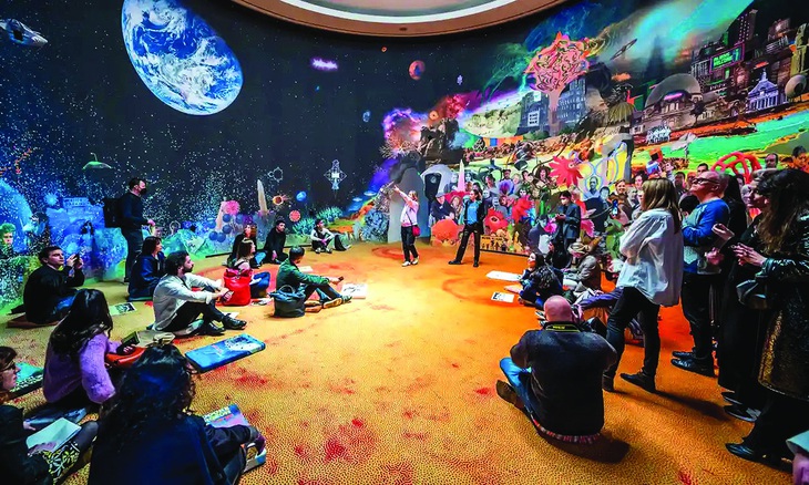 Triển lãm Alienarium 5 của nghệ sĩ Dominique Gonzalez-Foerster tại Serpentine Gallery (London). Ảnh: Shutterstock