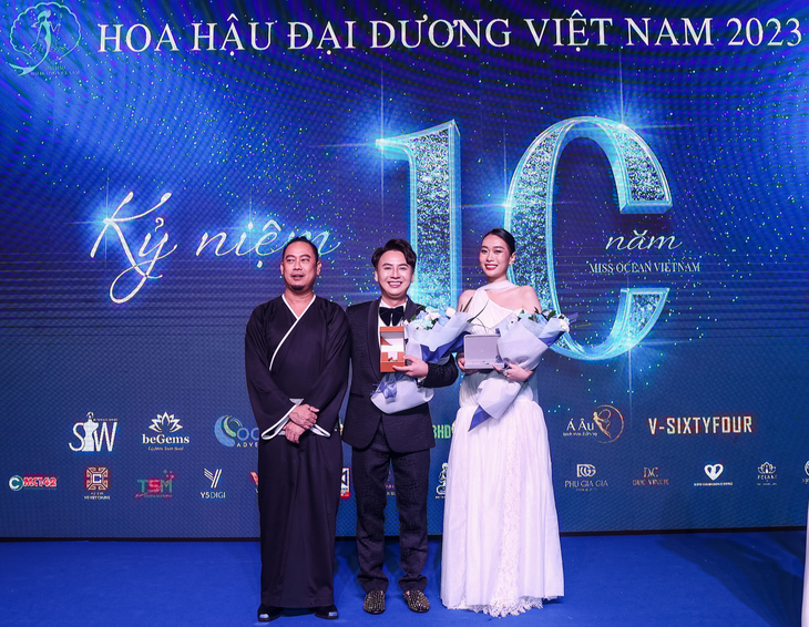 Hoa hậu Ban Mai là Queen of the night trong sự kiện công bố ba cuộc thi nhan sắc mới - Ảnh 1.