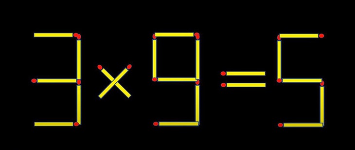 Thử tài IQ với bài toán di chuyển que diêm tìm phép tính đúng (P8) - Ảnh 1.