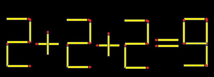 Thử tài IQ với bài toán di chuyển que diêm tìm phép tính đúng (P7) - Ảnh 1.