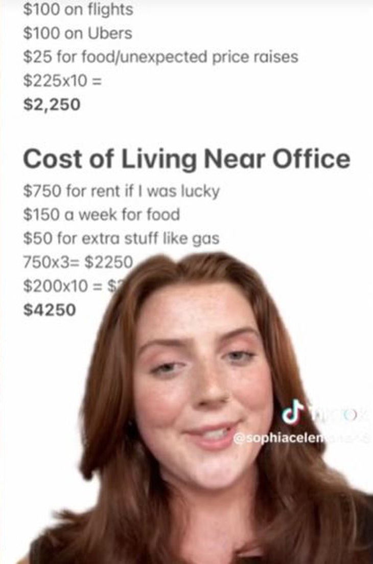 Cô gái đi làm bằng máy bay để tiết kiệm tiền thuê nhà - Ảnh 2.