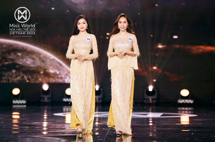 Dàn người đẹp lộng lẫy cùng áo dài Ngô Nhật Huy - Ảnh 5.