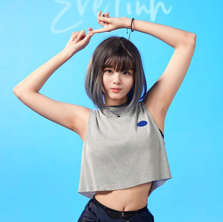 Bất ngờ nhan sắc xinh như thần tượng Hàn của ca sĩ ảo Eve Linh - Ảnh 1.