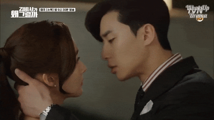 Những cảnh hôn trong Thư ký Kim sao thế? làm trái tim bao thiếu nữ phải “rung” động