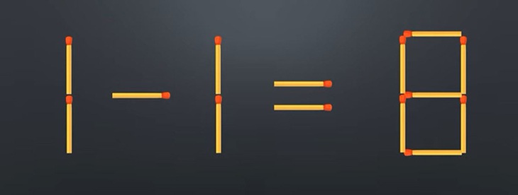 Di chuyển một que diêm để phép tính 8-9=9 thành đúng - Ảnh 7.