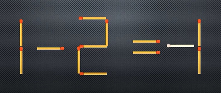 Di chuyển một que diêm để phép tính 3-8=6 thành đúng - Ảnh 1.